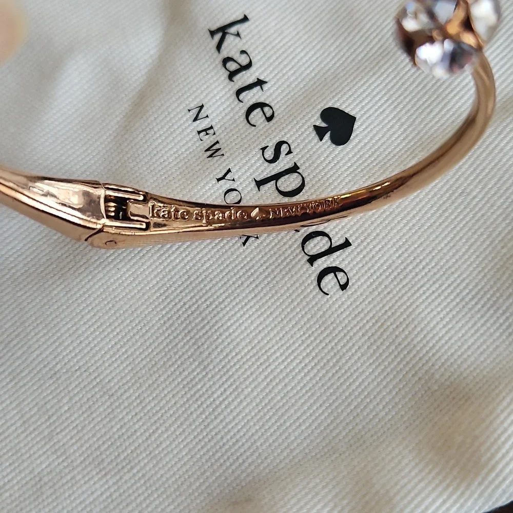 Kate Spade Rose Gold Lady Marmalade Bracelet. - Picture 7 of 9
